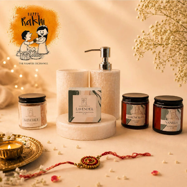 Bath Dispenser Hamper with Scented Candles | Essential Bathroom Organizer.