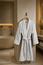 Luxury Single Personalised Bathrobe - 450 GSM