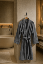 Luxury Single Personalised Bathrobe - 450 GSM