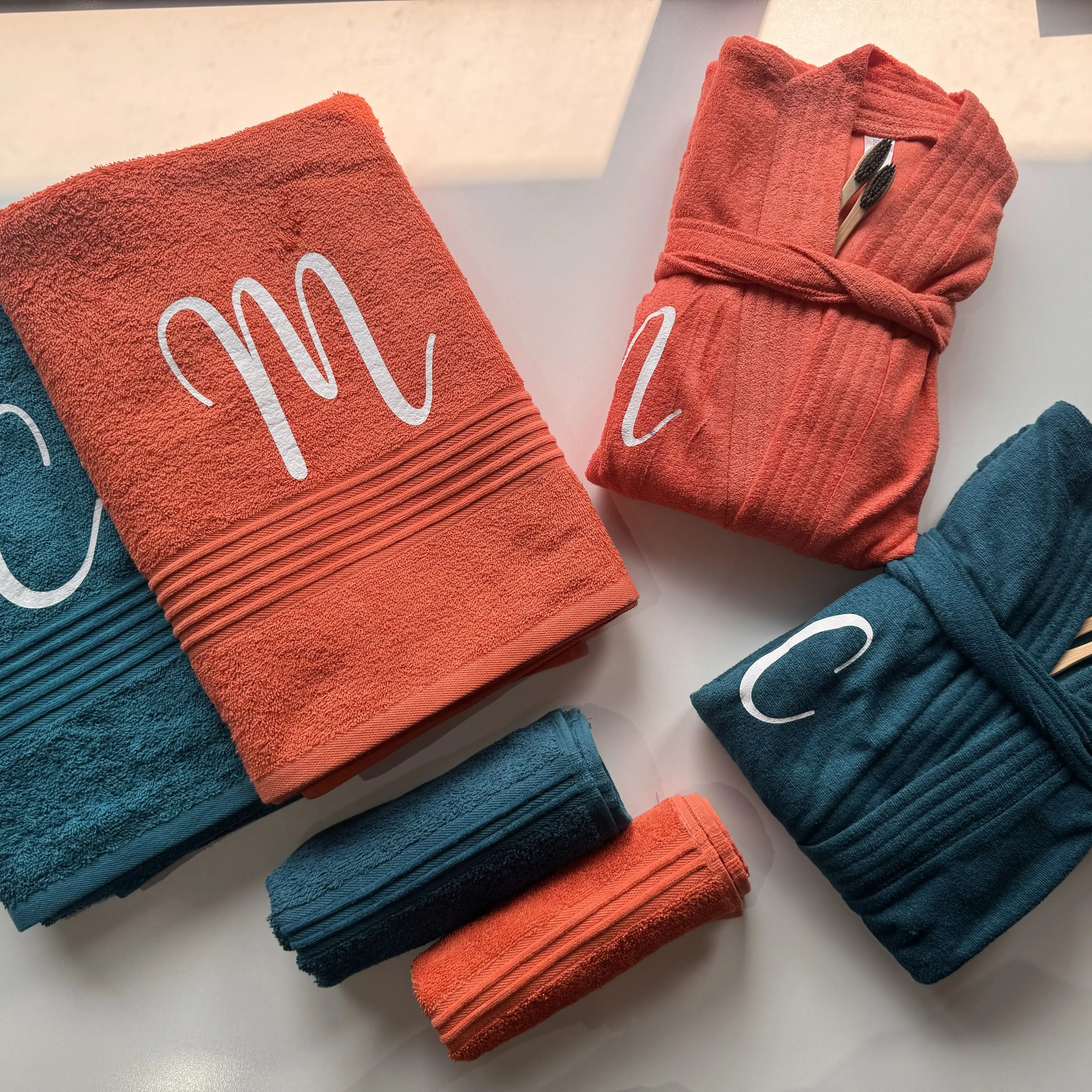 Couple Personalised Bath Hamper | 6 Piece Set