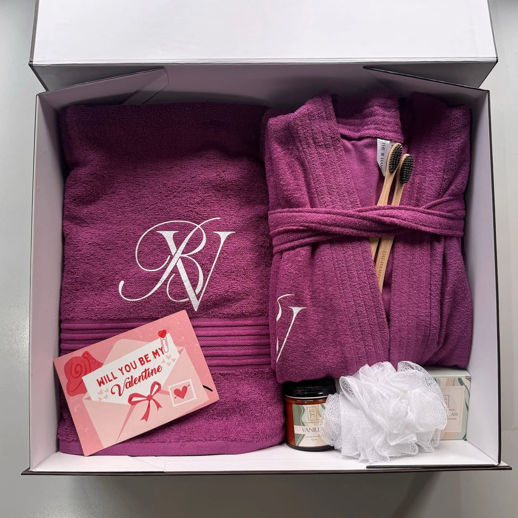 Single Personalised Spa Bath Hamper - 5 Piece Set for a Premium Home Spa Experience