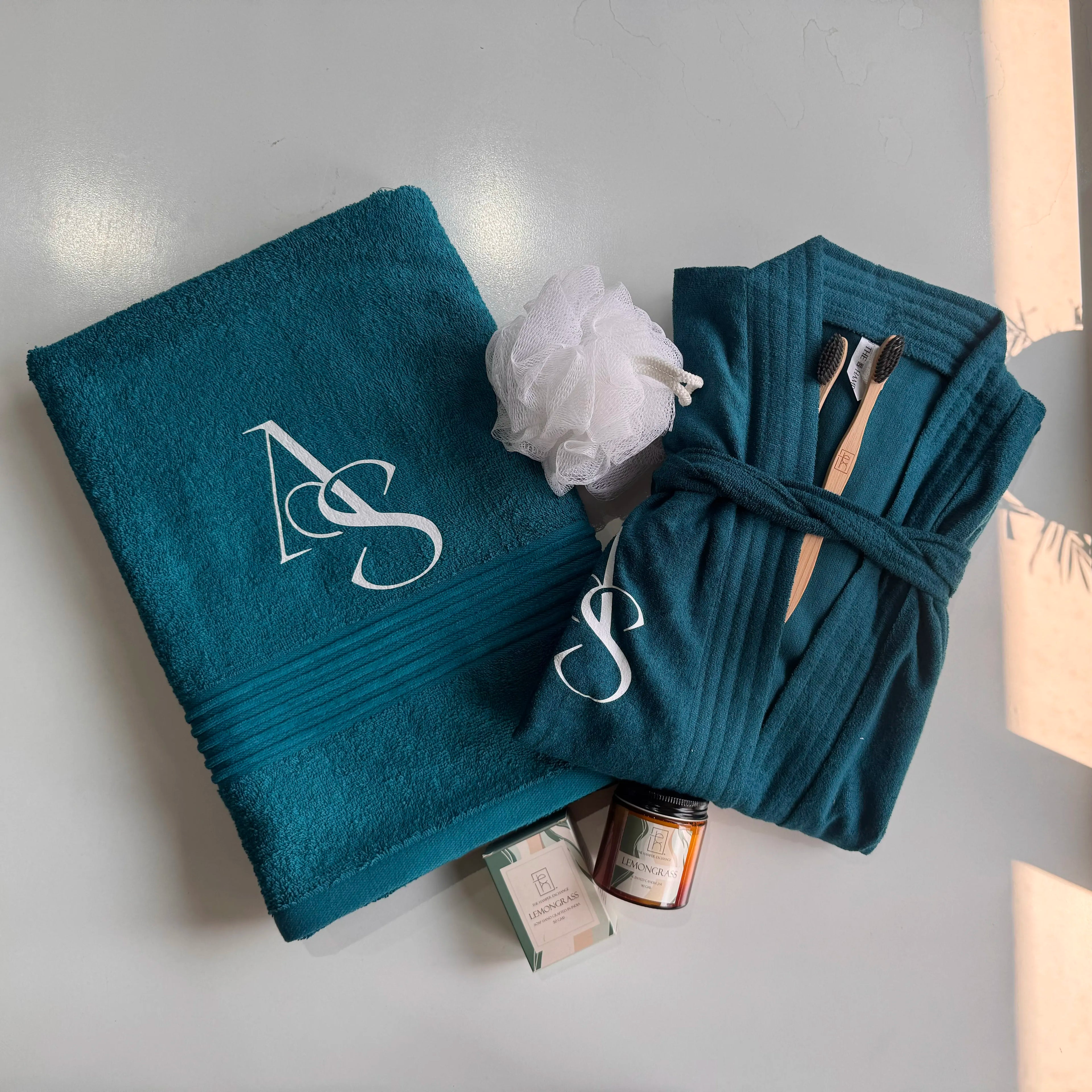 Single Personalised Spa Bath Hamper - 5 Piece Set for a Premium Home Spa Experience