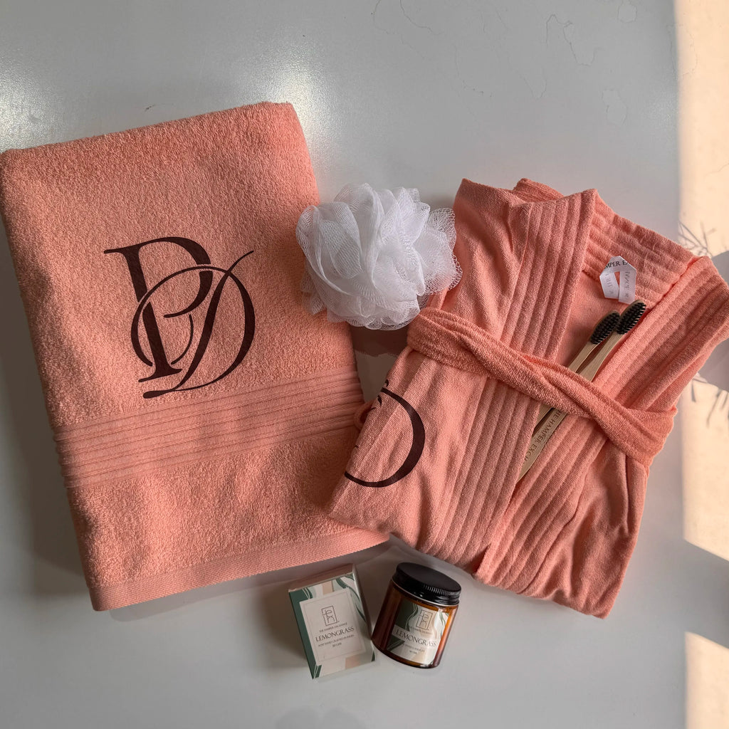 Single Personalised Spa Bath Hamper - 5 Piece Set for a Premium Home Spa Experience
