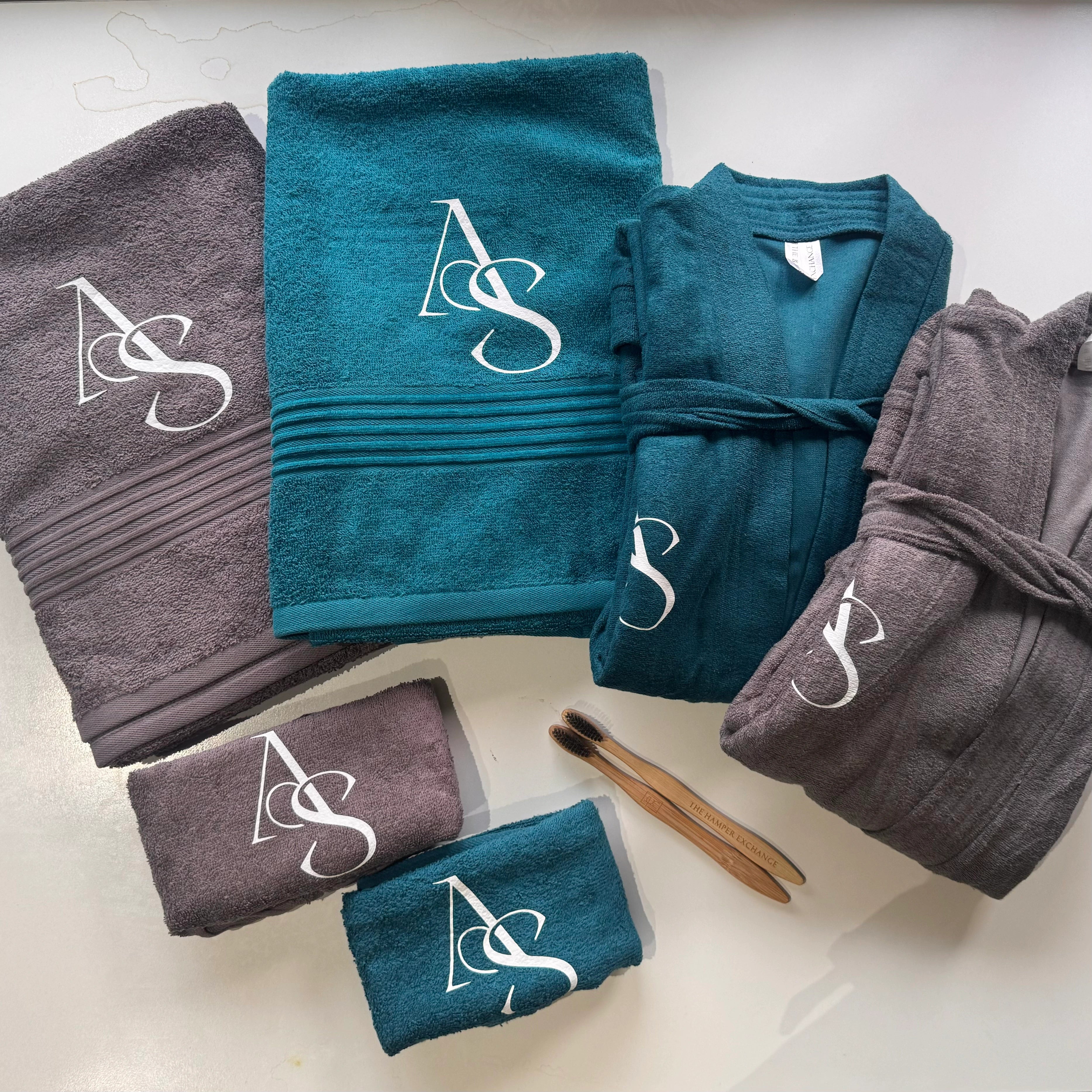 Couple Personalised Bath Hamper | 6 Piece Set