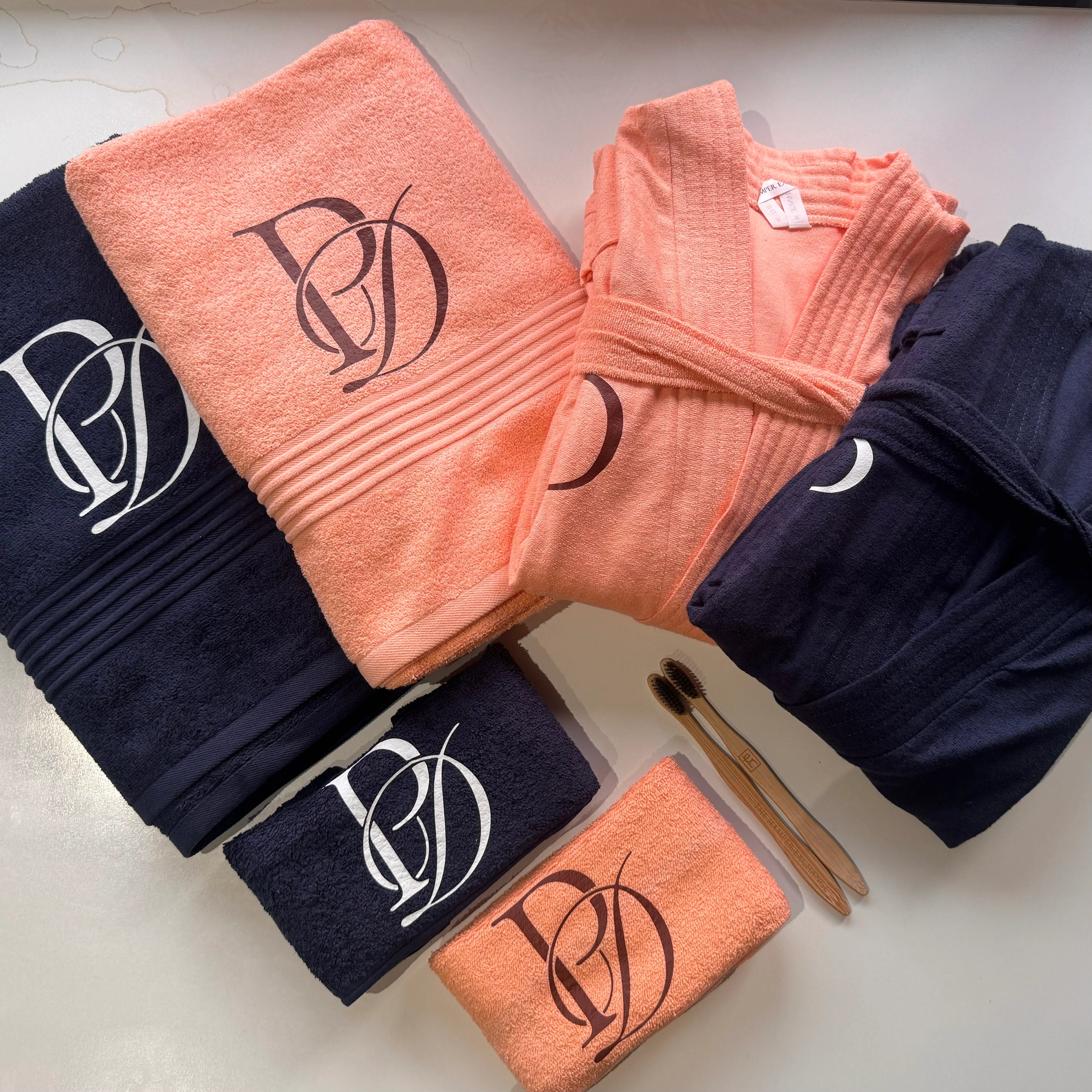 Couple Personalised Bath Hamper | 6 Piece Set