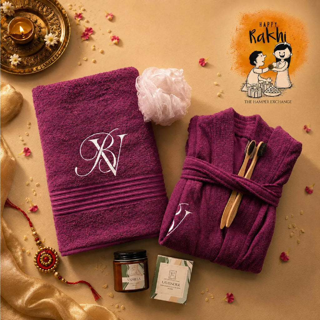 Single Personalised Spa Bath Hamper - 5 Piece Set for a Premium Home Spa Experience.