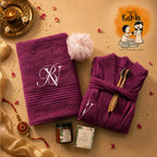 Single Personalised Spa Bath Hamper - 5 Piece Set for a Premium Home Spa Experience.