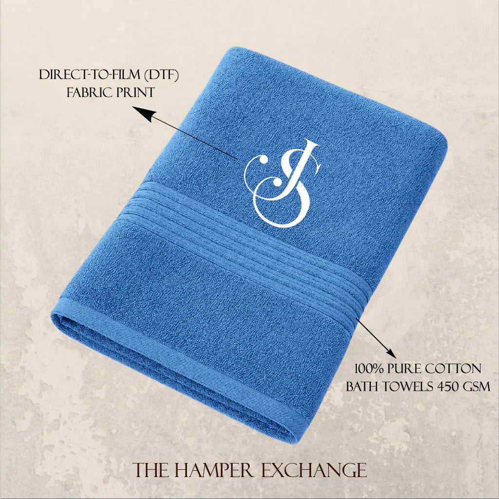 Single Personalised Bath Towel Hamper