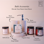 Bath Dispenser Hamper with Scented Candles | Essential Bathroom Organizer