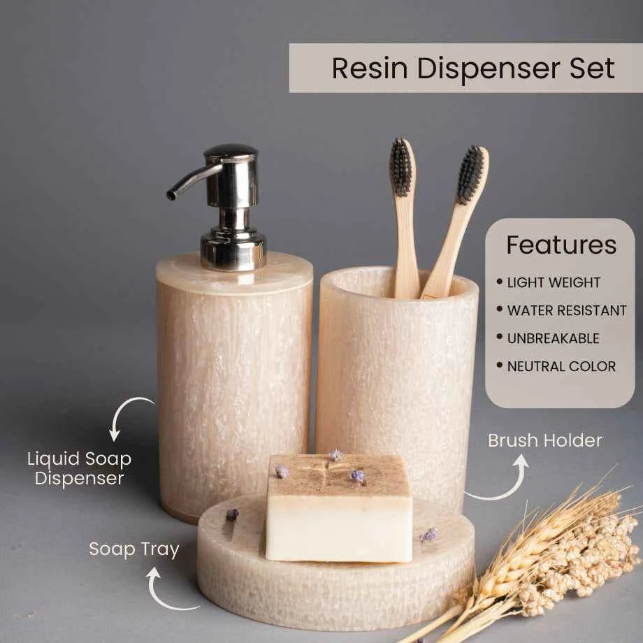 Bath Dispenser Hamper | Bathroom Essentials with Scented Candles