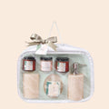 Bath Dispenser Hamper with Scented Candles | Essential Bathroom Organizer